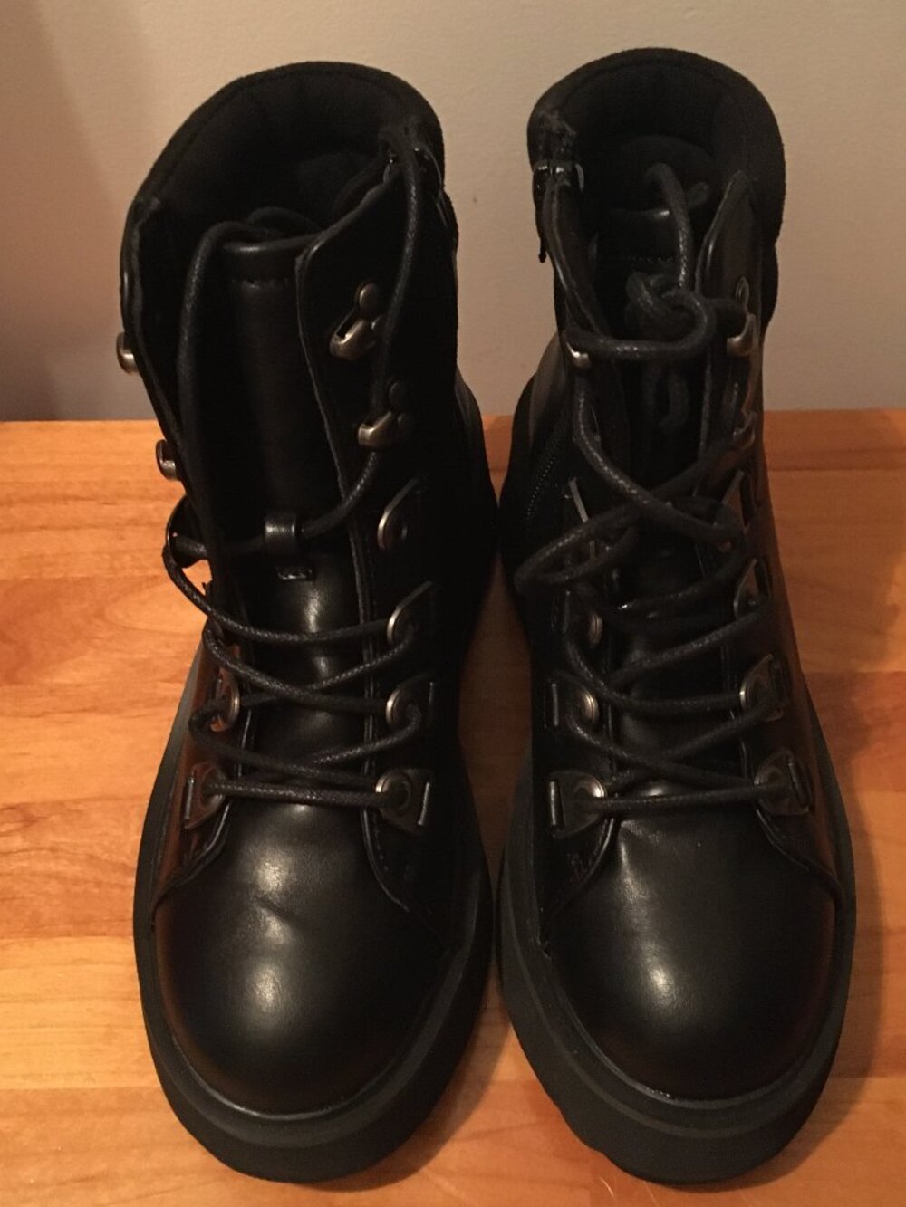 Rocketdog Combat Boots Black Size 6 NWT